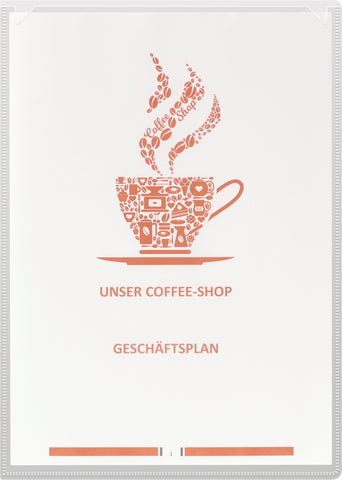 KOLMA Präsentationsmappe Vario A4 10.010.00 transparent, Fronttasche