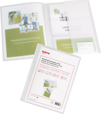 KOLMA Präsentationsmappe Vario A4 10.014.00 transparent