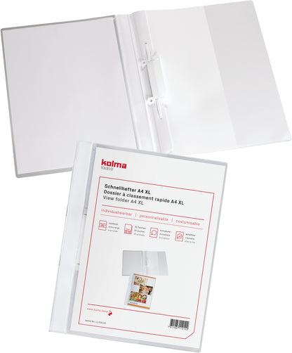 KOLMA Schnellhefter Vario A4 XL 11.005.16 weiss, ExtraSolid