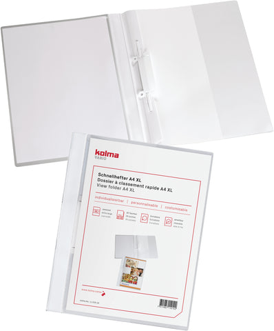 KOLMA Schnellhefter Vario A4 XL 11.005.16 weiss, ExtraSolid