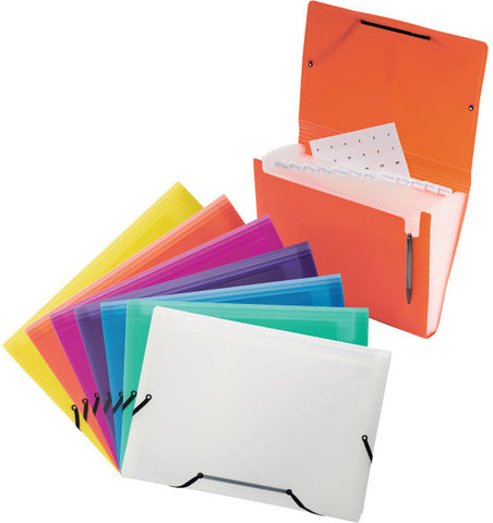 KOLMA Sammelmappe Daily Easy A4 11.017.13 violett, 13 Taschen, Kolmaflex