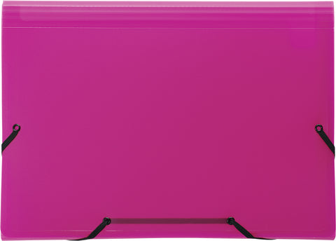 KOLMA Sammelmappe Daily Easy A4 11.017.33 berry, 13 Taschen, Kolmaflex