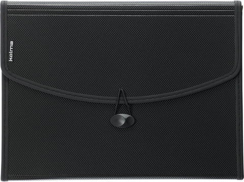 KOLMA Fächermappe Selection A4 11.052.06 Recycling, schwarz 12 Fächer