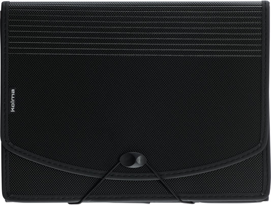 KOLMA Fächermappe Selection A4 11.055.06 flex. Boden,schwarz 12 Fächer