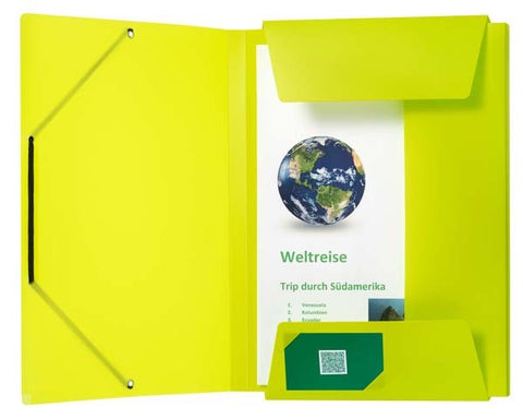 KOLMA Gummizugmappe Penda A4 11.067.22 opak kiwi