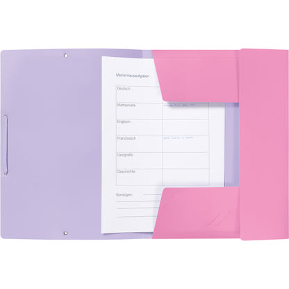 KOLMA Gummizugmappe Doppia A4 11.080.20 pink/violett