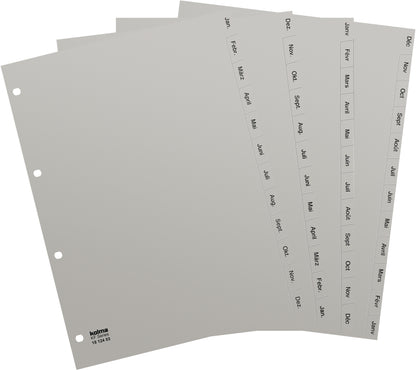 KOLMA Register KolmaFlex A4 18.123.03 grau Dez-Jan DE