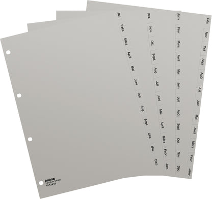 KOLMA Register LongLife A4 19.122.03 grau Déc-Jan FR