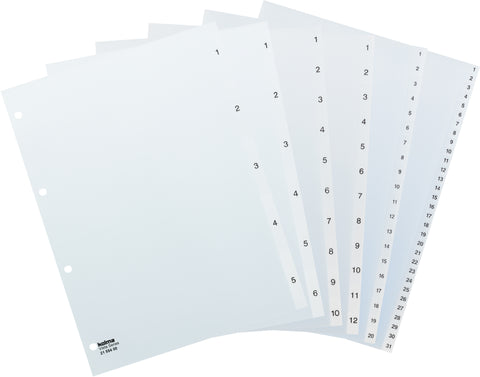 KOLMA Register Vista A4 21.564.00 transparent 1-6