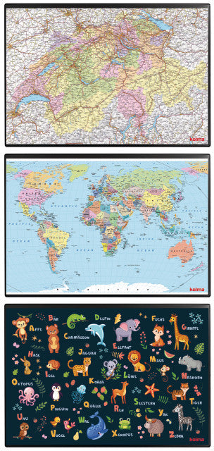 KOLMA Schreibunterlage 35.562.20 Welt 50x34cm