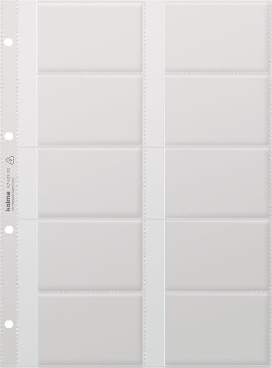 KOLMA Zeigetasche A4 57.625.20 CopyResistant, Karten 5 Stk.