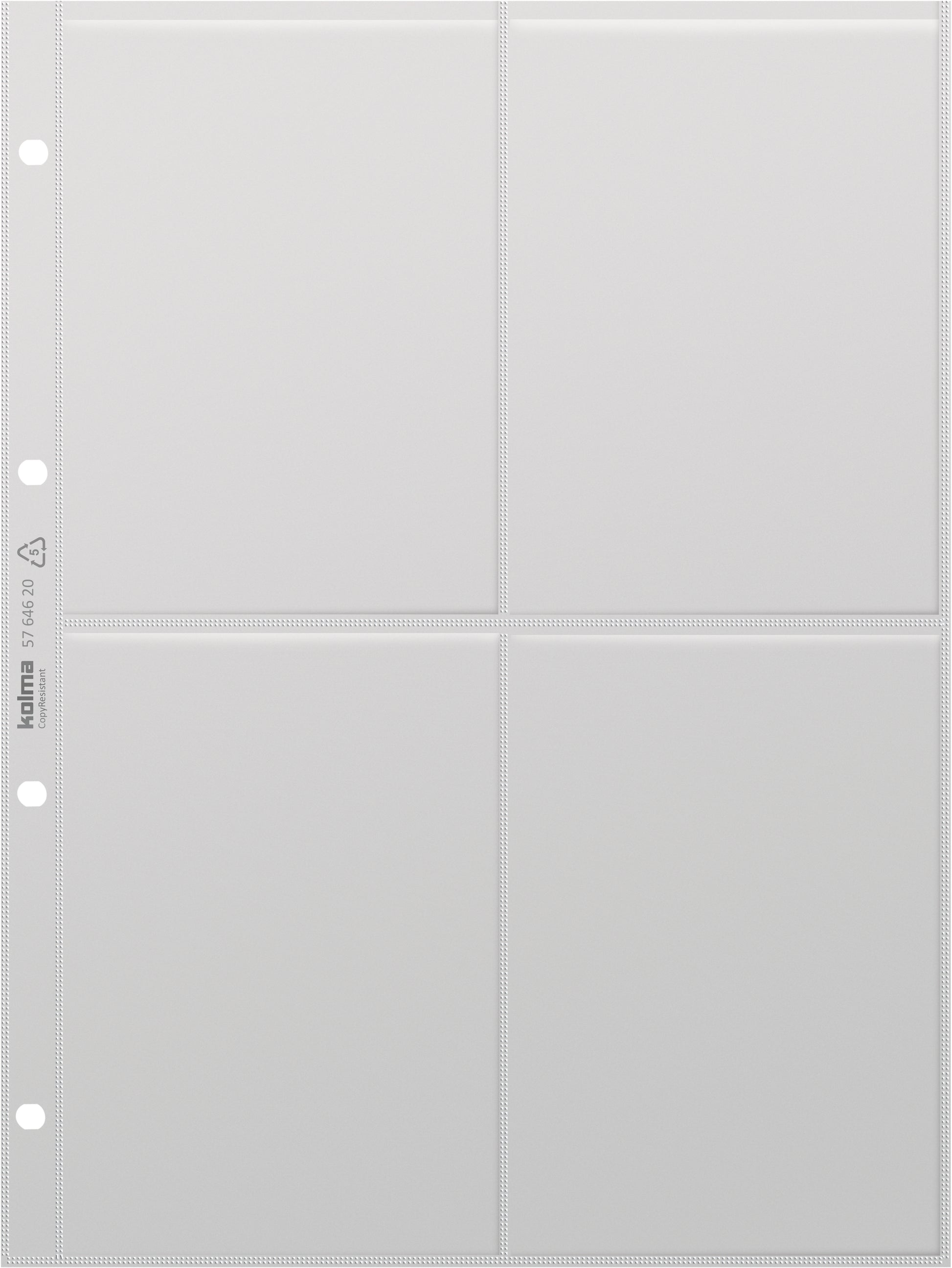 KOLMA Zeigetasche A4 57.646.20 CopyResistant, untert. 10 Stk.