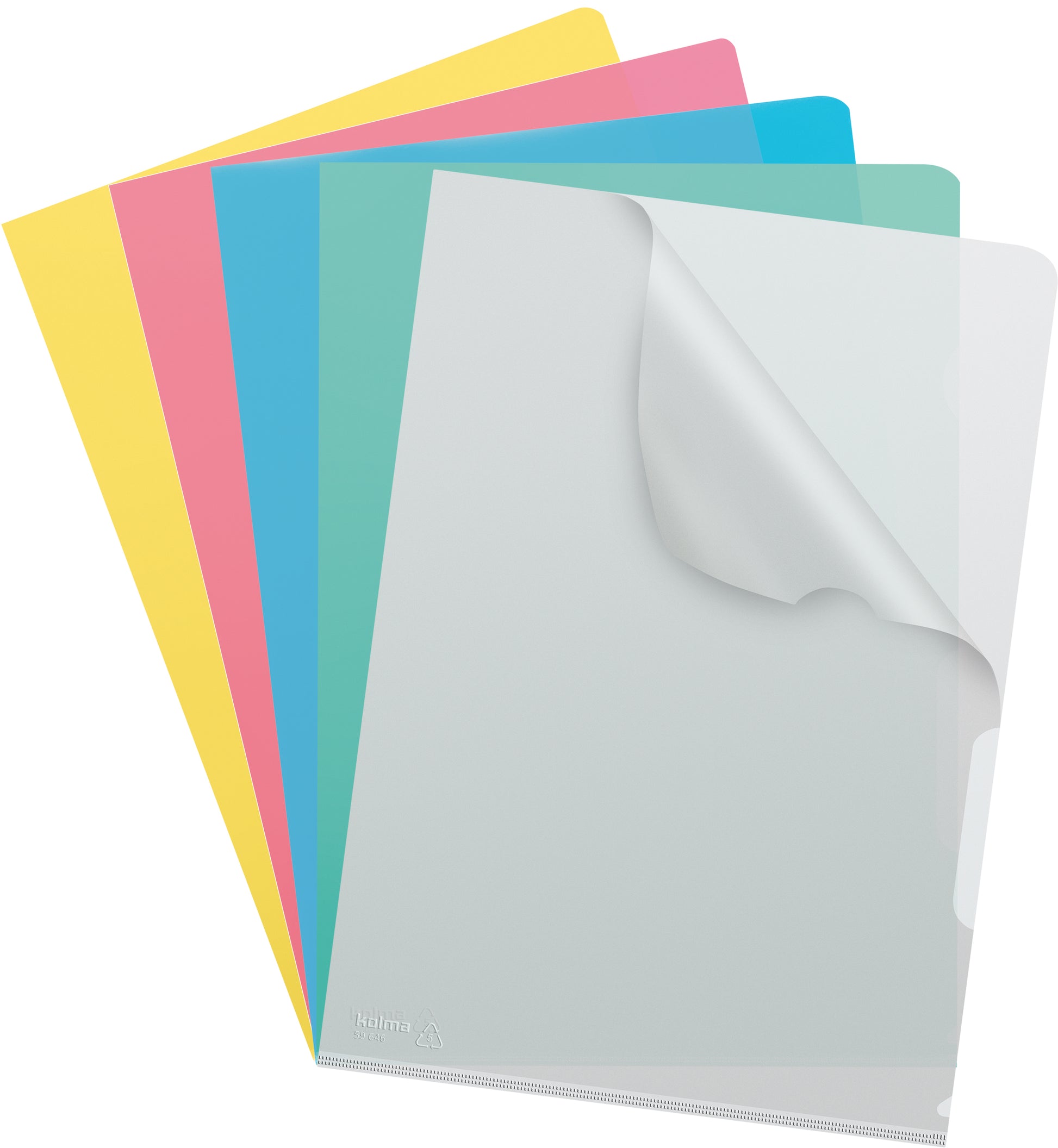 KOLMA Sichtmappen Superstrong A4 59.646.19 assortiert glatt 10 Stück