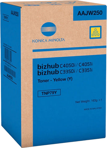 KONICA MINOLTA Toner TNP79Y yellow AAJW250 Bizhub C3350i 9000 Seiten