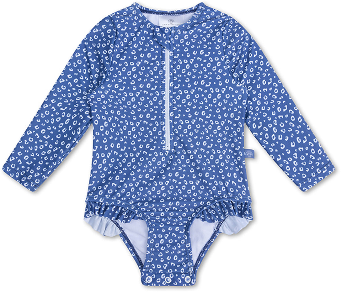 Swim Essentials | Schwimmanzug Mädchen 98/104 | Blue Leopard