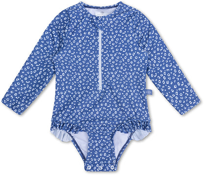 Swim Essentials | Schwimmanzug Mädchen 98/104 | Blue Leopard