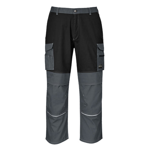 Portwest KS13 Hose – ZoomGrau/Schwarz – strapazierfähige Arbeitshose