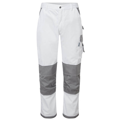 Portwest KS54 Hose – Weiss – strapazierfähige Arbeitshose