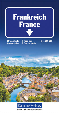 KÜMMERLY+FREY Strassenkarte 3-259-01848- Frankreich TCS 1:1'000'000