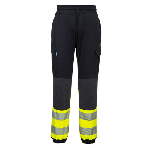 Portwest KX341 Hose – Schwarz/Gelb – strapazierfähige Arbeitshose