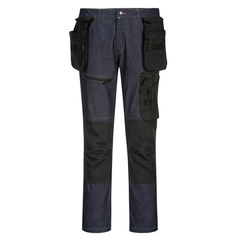 Portwest KX342 Hose – Indigo Blau – strapazierfähige Arbeitshose