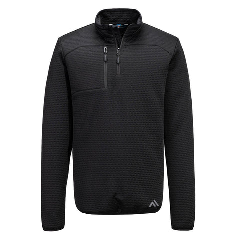 Portwest KX376 Sweatshirt – Schwarz – bequem & sichtbar