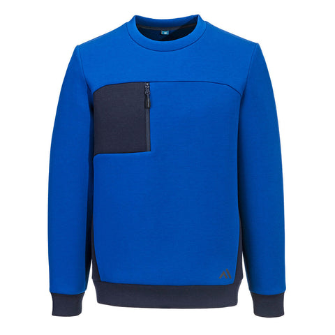 Portwest KX377 Sweatshirt – Quarz / Dunkelmarine – bequem & sichtbar