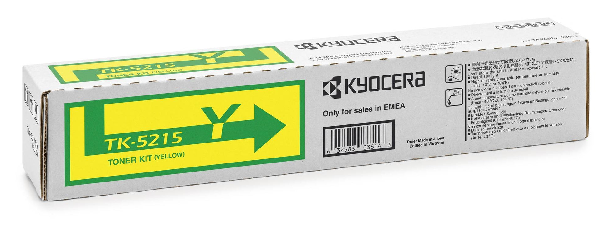 KYOCERA Toner-Modul yellow TK-5215Y TASKalfa 406ci 15'000 Seiten