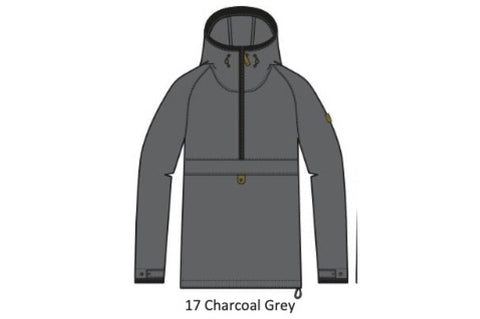 Kaarna W Anorak Charcoal Grey 32