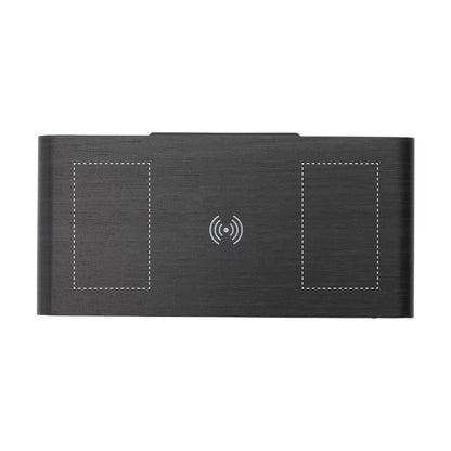 Kabelloser MDF-Wecker mit integriertem kabellosen Ladegerät Avant Wireless Charging Digi Clock Wecker Ladegerät