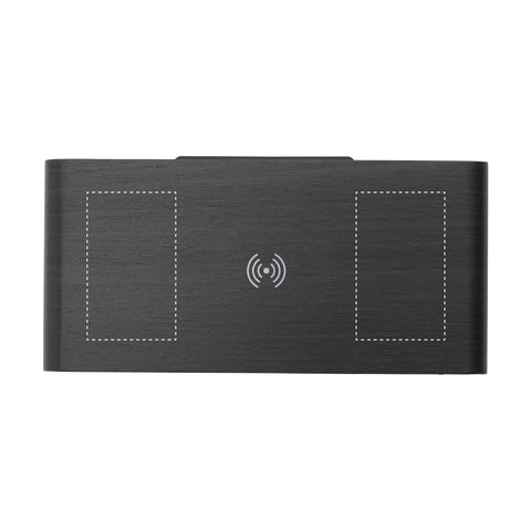 Kabelloser MDF-Wecker mit integriertem kabellosen Ladegerät Avant Wireless Charging Digi Clock Wecker Ladegerät