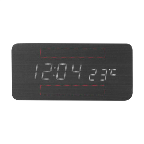 Kabelloser MDF-Wecker mit integriertem kabellosen Ladegerät Avant Wireless Charging Digi Clock Wecker Ladegerät