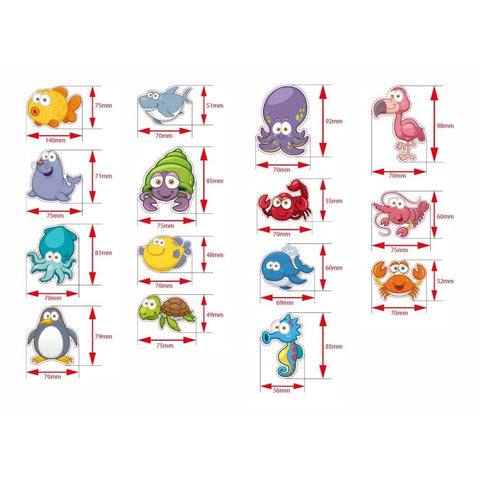 Magnet-Set Meerestiere – 15 kinderfreundliche Magnete für Spiel & Deko