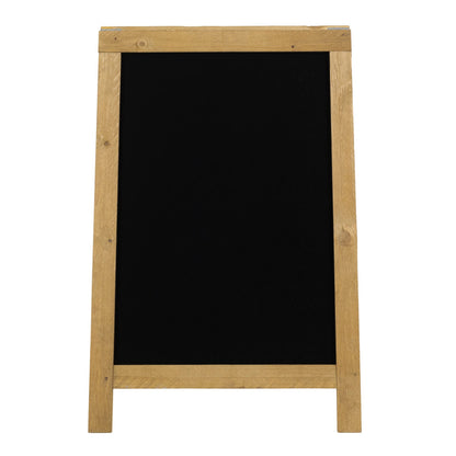 Securit® Holz Kundenstopper "Vintage", 85x55cm, Natur, Outdoor