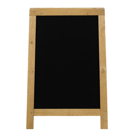 Securit® Holz Kundenstopper "Vintage", 85x55cm, Natur, Outdoor
