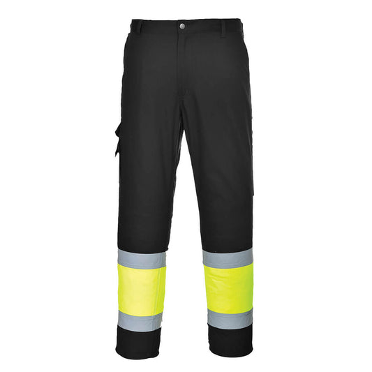 Portwest L049 Hose – Gelb/Schwarz – strapazierfähige Arbeitshose