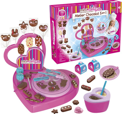 MINI DELICES MON SUPER ATELIER CHOCOLAT 5 EN 1 (FR-NL)