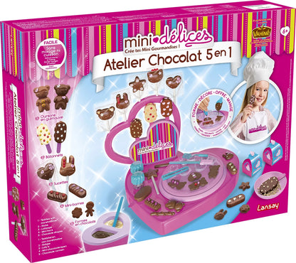 MINI DELICES MON SUPER ATELIER CHOCOLAT 5 EN 1 (FR-NL)