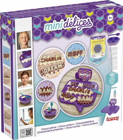 MINI DELICES MON ATELIER CHOCO-LETTRES (FR-EN-NL-DE-ES-IT)