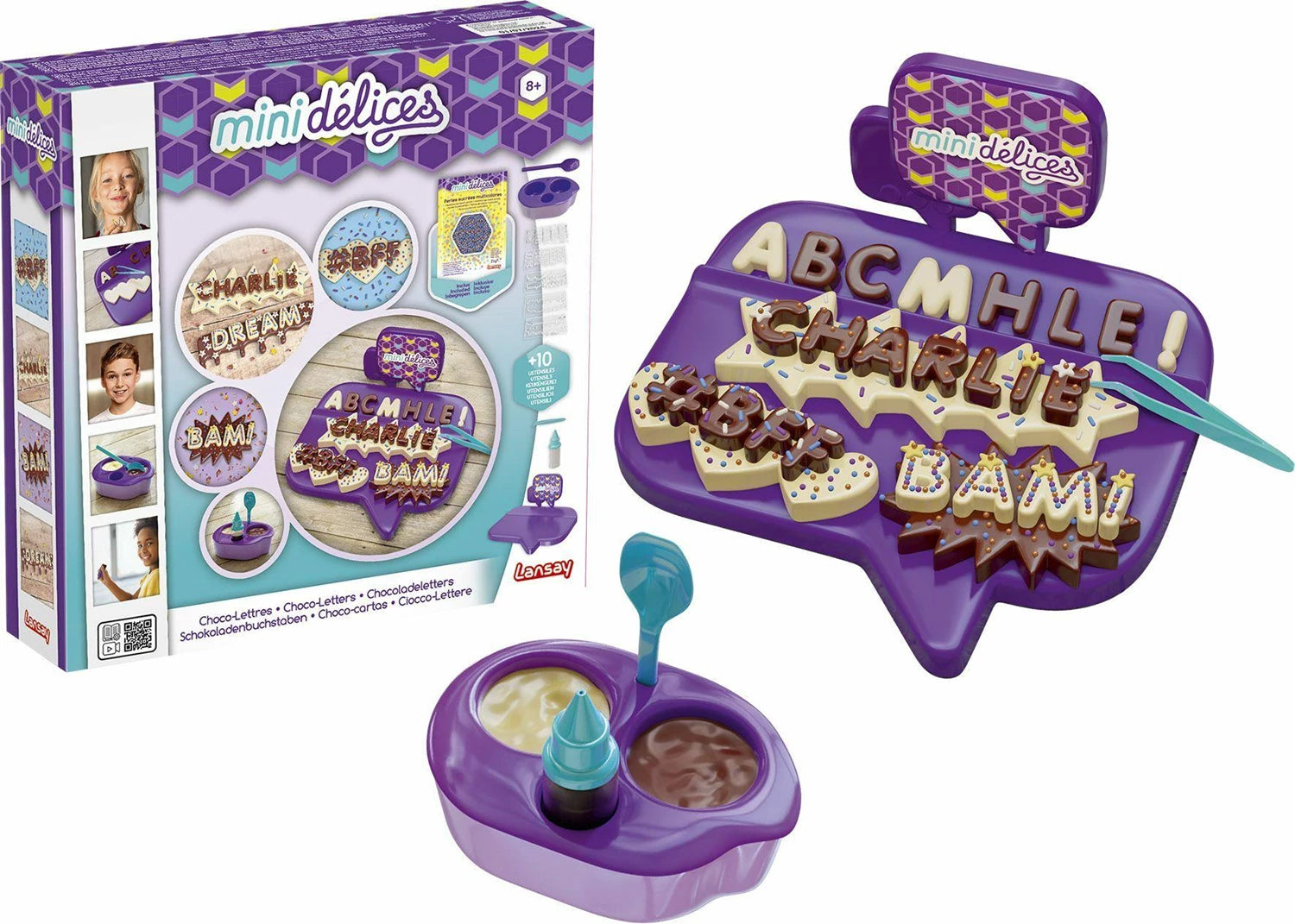 MINI DELICES MON ATELIER CHOCO-LETTRES (FR-EN-NL-DE-ES-IT)