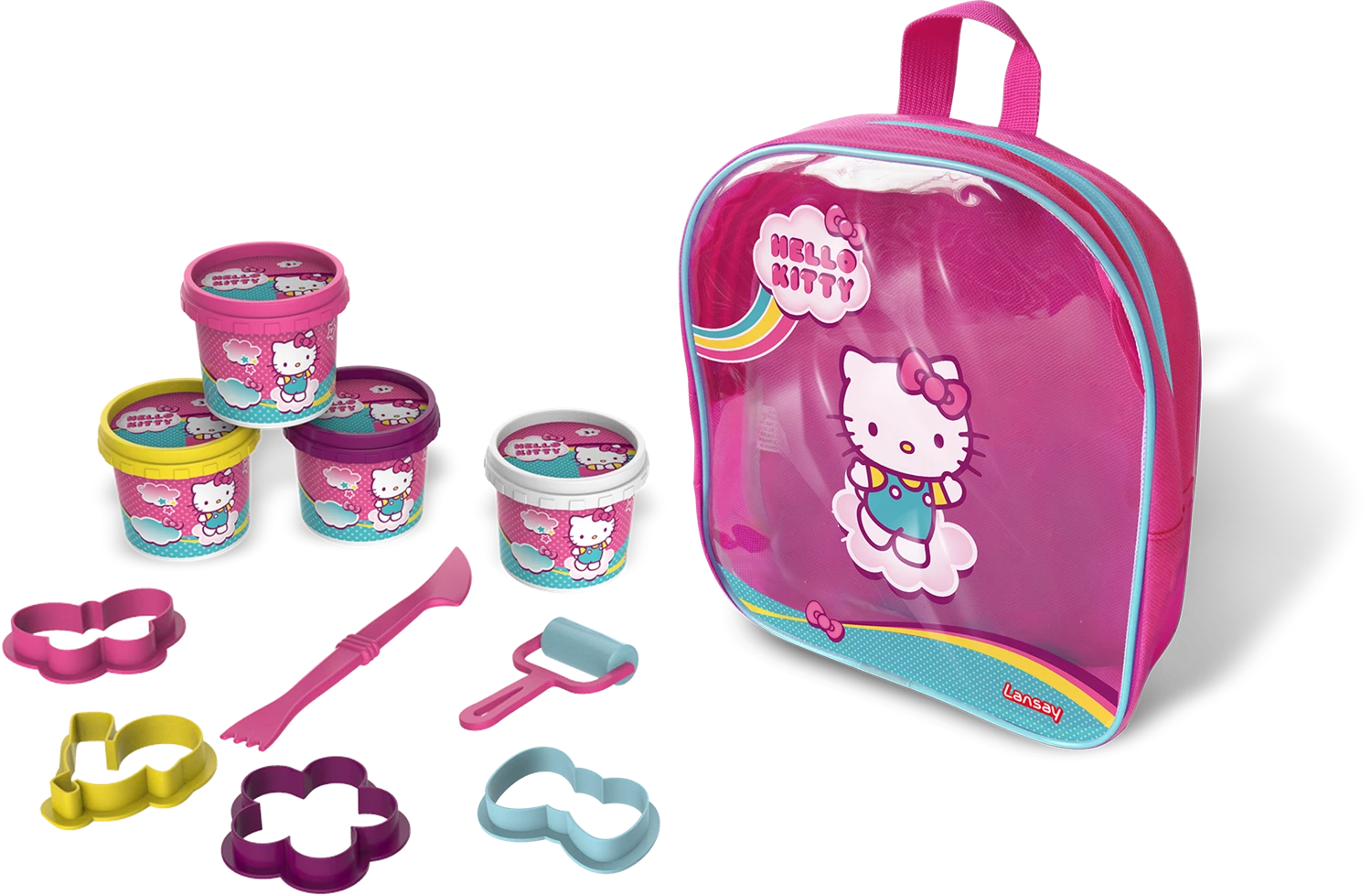 HELLO KITTY LE SAC A DOS DE PATE A MODELER (FR)