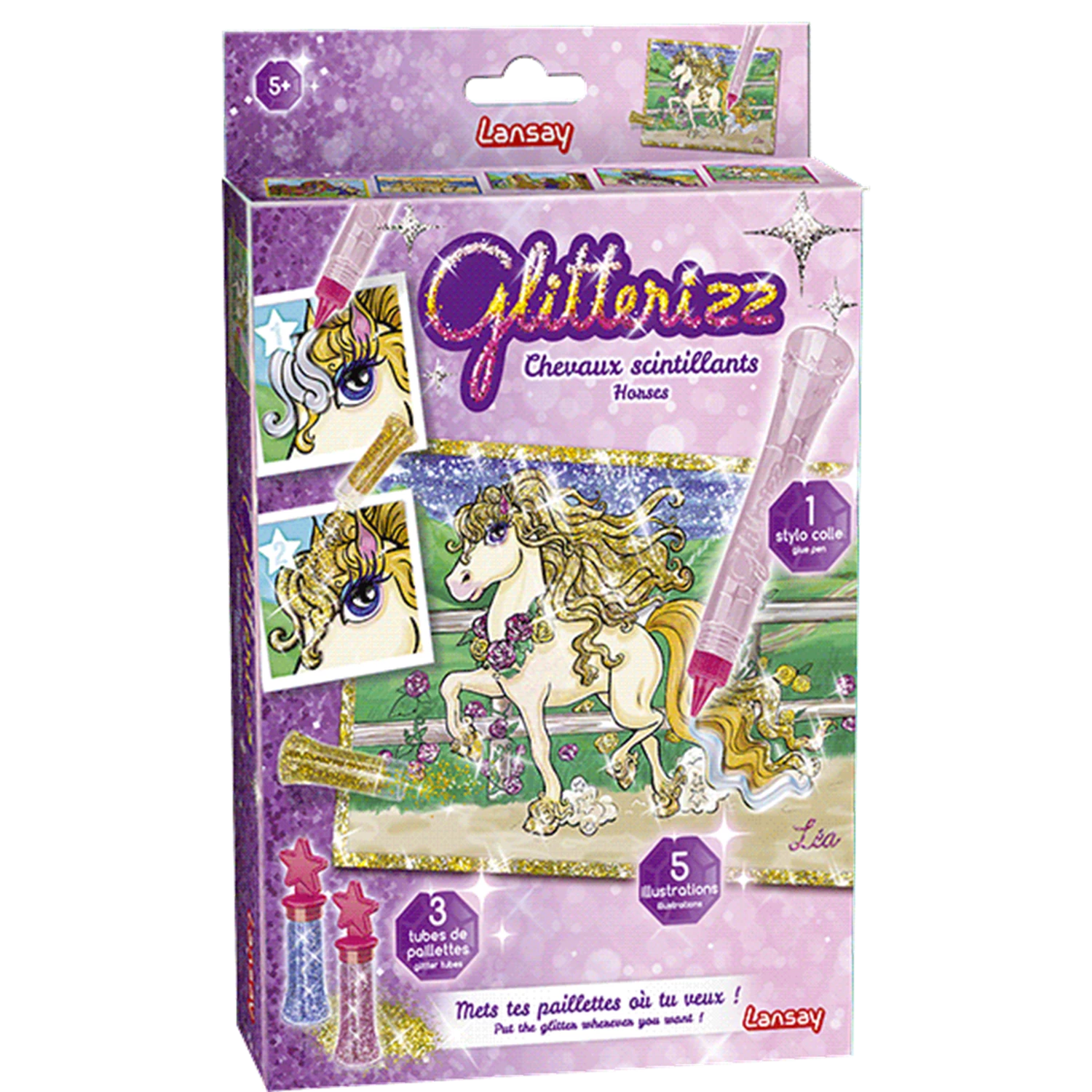 GLITTERIZZ CHEVAUX SCINTILLANTS (FR-EN)