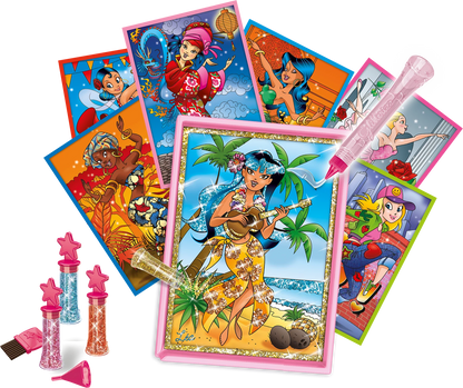 GLITTERIZZ DANSEUSES DU MONDE PAILLETEES (FR-NL)