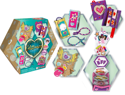 GLITTERIZZ COFFRET DE L'AMITIE (FR-EN-NL-DE-ES-IT)