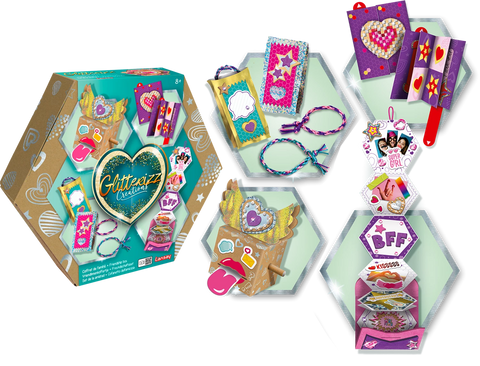 GLITTERIZZ COFFRET DE L'AMITIE (FR-EN-NL-DE-ES-IT)