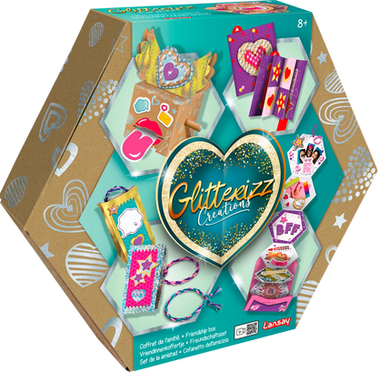GLITTERIZZ COFFRET DE L'AMITIE (FR-EN-NL-DE-ES-IT)