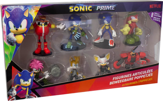 SONIC - 8 FIG. ARTICULEES 7.5CM (ASST)