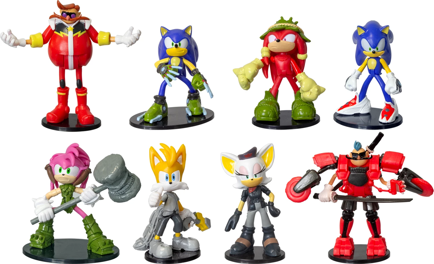SONIC - 8 FIG. ARTICULEES 7.5CM (ASST)