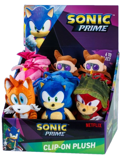 SONIC - PELUCHE CLIP ON (ASST)