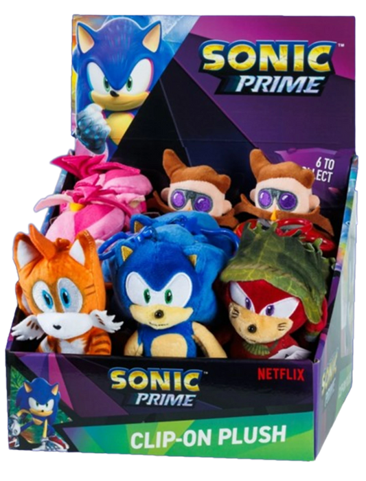 SONIC - PELUCHE CLIP ON (ASST)